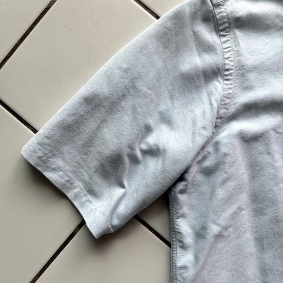 Ralph Lauren light blue Oxford SS shirt (men's M) - Picture 5 of 9